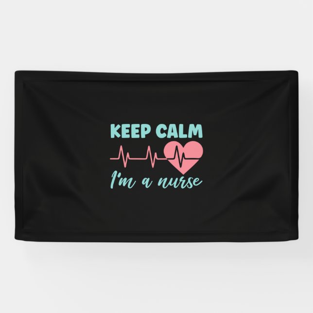 Lona Nurse Gift | Keep Calm I Am A Nurse (Horizontal)