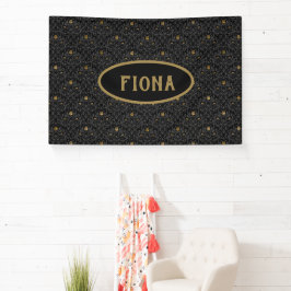 Lona Nursery gótica Rosa negro Damask personalizado
