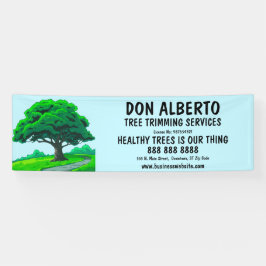 Lona Oak Tree Logo | Custom Tree Trimming Service