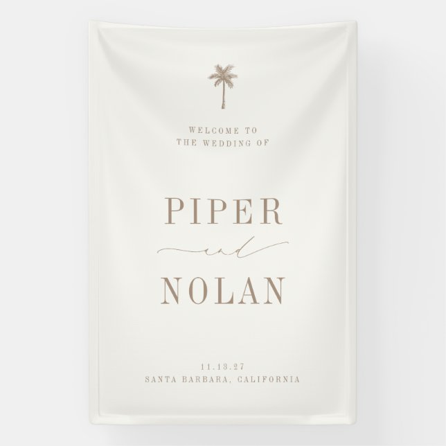 Lona OASIS Beach Wedding Welcome (Vertical)