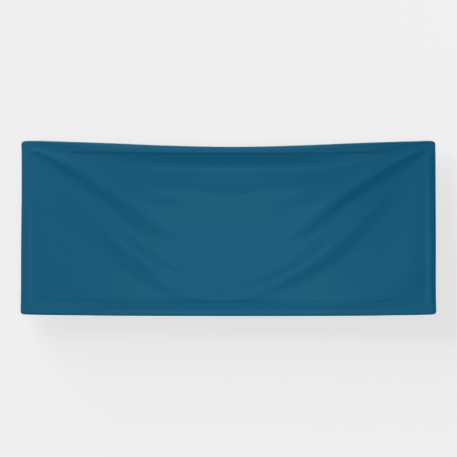 Lona Ocean Blue #00486B, Beetle Green Vinyl Banner (Horizontal)