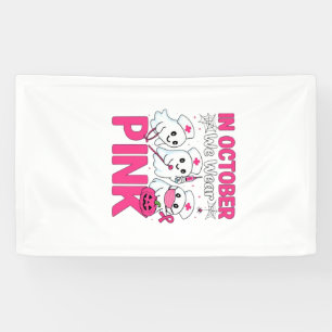 Lona Octubre Nosotros Vestimos de Rosa Enfermera Concie