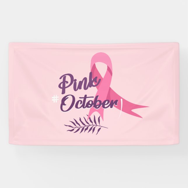 Lona Octubre rosa (Horizontal)