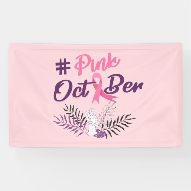 Lona Octubre rosa (Horizontal)