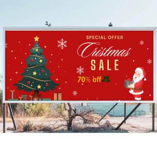 Lona Oferta Especial Navidades Venta X% De Gran Tamaño