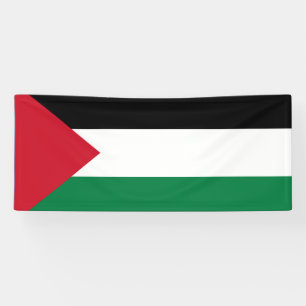 Lona oficialmente bandera del Estado de Palestina