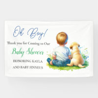 ¡Oh, chico! Un bebé y su Baby Shower de perro