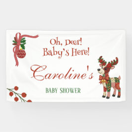 Lona Oh, Deer! Baby’s Here! – Christmas Baby Shower