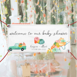 Lona ¡Oh, Mi Gourd! - Banner de bienvenida de vinilo gr