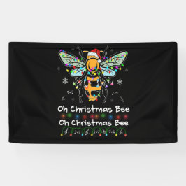 Lona Oh Navidades Bee Bee Santa Hat Bee Navidades liger