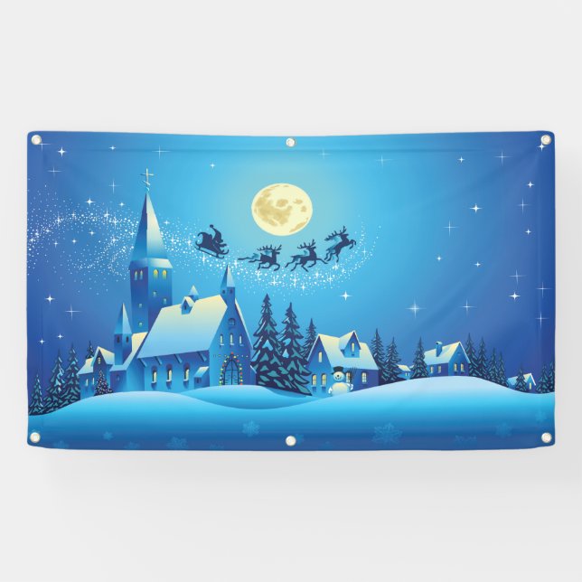 Lona oh poca ciudad su Chistmas (Horizontal)