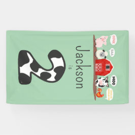 Lona Oink Baa Moo 2da granja de animales