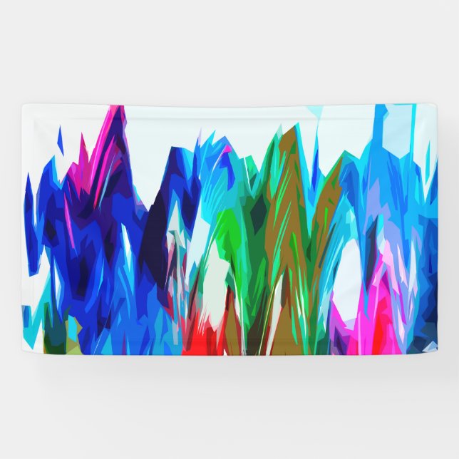 Lona Olas de colores (Horizontal)