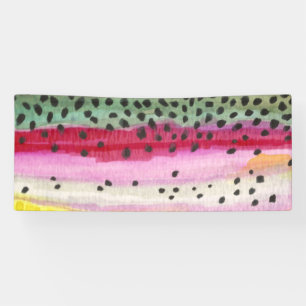 Lona Oncorhynchus Mykiss, trucha arco iris