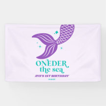 Oneder The Sea Mermaid Primera Fiesta de Cumpleaño