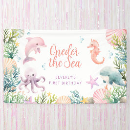 Lona Oneder The Sea Primer Chica de Cumpleaños