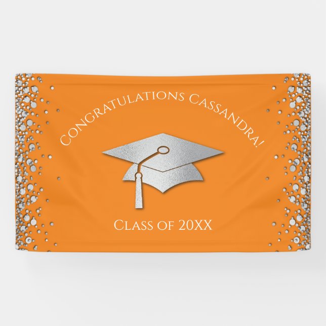 Lona Orange and Silver Graduation (Horizontal)
