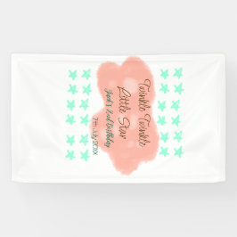 Lona Orange clouds twinkle twinkle little stars green