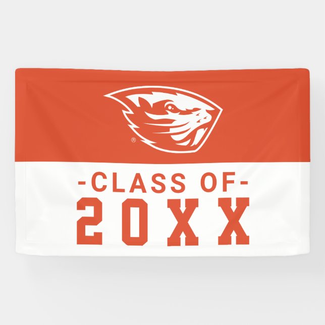 Lona Oregon State Beavers | Cabeza de castor (Horizontal)