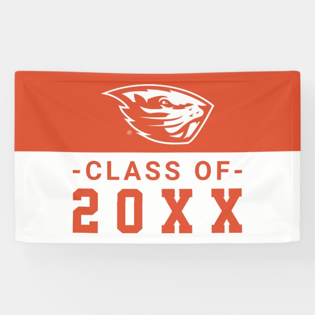 Lona Oregon State Beavers | Cabeza de castor (Horizontal)