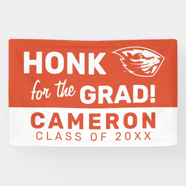 Lona Oregon State Beavers | Cabeza de castor (Horizontal)