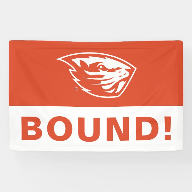 Lona Oregon State Beavers | Cabeza de castor (Horizontal)