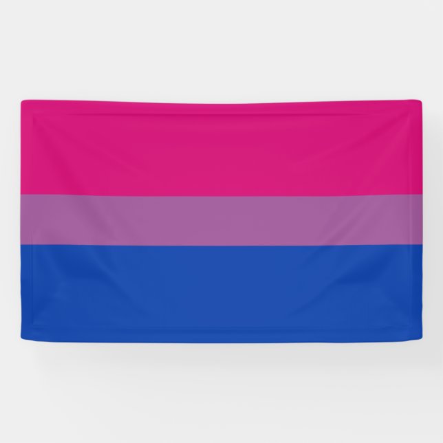 Lona Orgullo bisexual (Bandera Bi) (Horizontal)