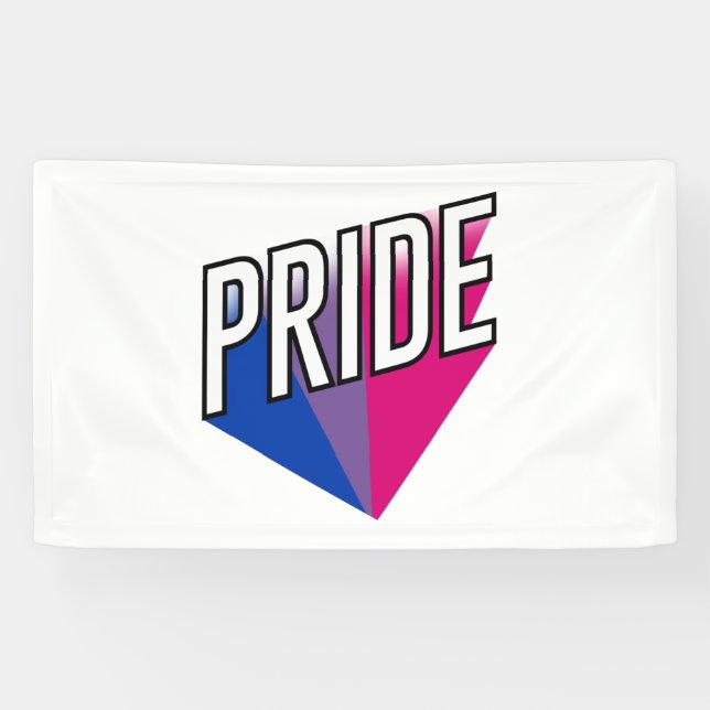 Lona Orgullo Bisexual Explota (Horizontal)