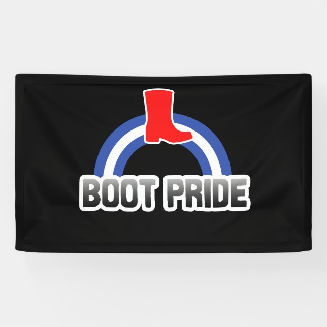 Lona Orgullo de Boot (Horizontal)