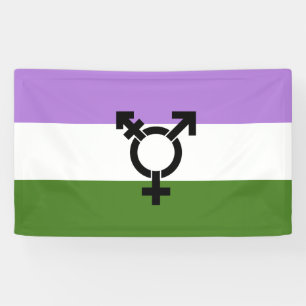 Lona Orgullo de género queer - queer
