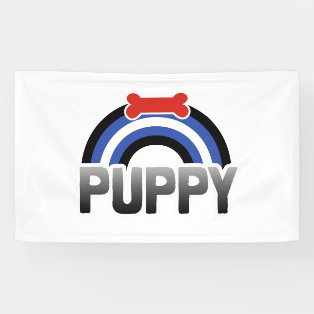 Lona Orgullo de juego de cachorro (Horizontal)