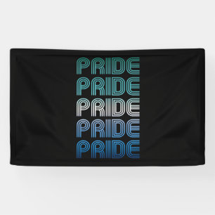 Lona Orgullo del orgullo retro masculino gay
