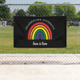 Lona Orgullo gay LGBT que celebra la diversidad el amor