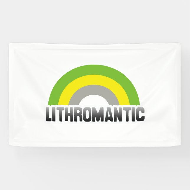 Lona Orgullo litromántico (Horizontal)