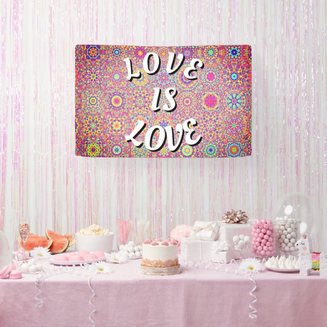 Lona Orgullo Love Is Love (Fiesta)