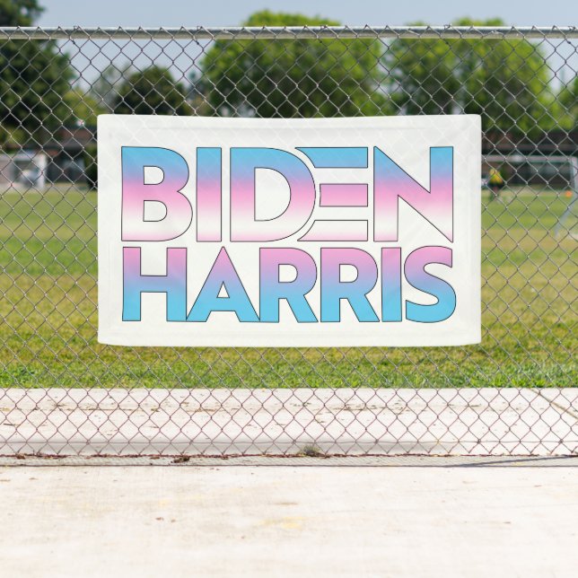 Lona Orgullo Trans Biden Harris (In situ)