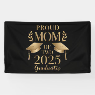 Lona Orgullosa Madre de Dos Graduados 2025 Graduados Ge