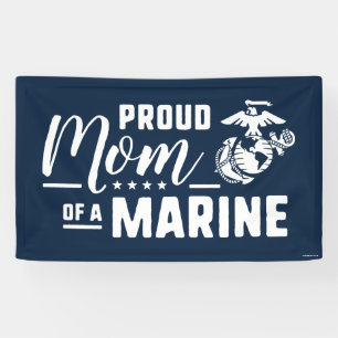 Lona Orgullosa madre de un marine - Blanco