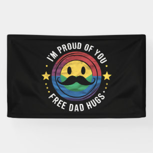 Lona Orgulloso De Ti Abrazos De Papá Gratis Aliado Del