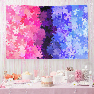 Lona Orgulloso Floral Retro Quirky Boho Omnisexual LGBT