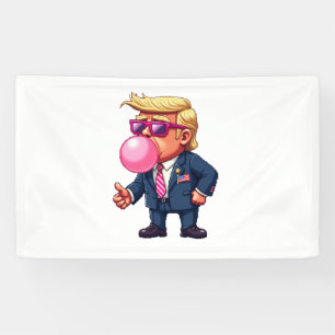 Lona Orgulloso Maga Trump Pixel Presidente Día de Inaug