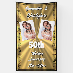Lona Oro y 50 años de boda negro