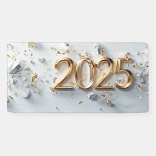 Lona Oro y blanco 2025
