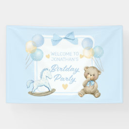 Lona Oso De Teddy Y Caballo Rocío