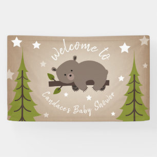 Lona Oso soñoliento Baby Shower