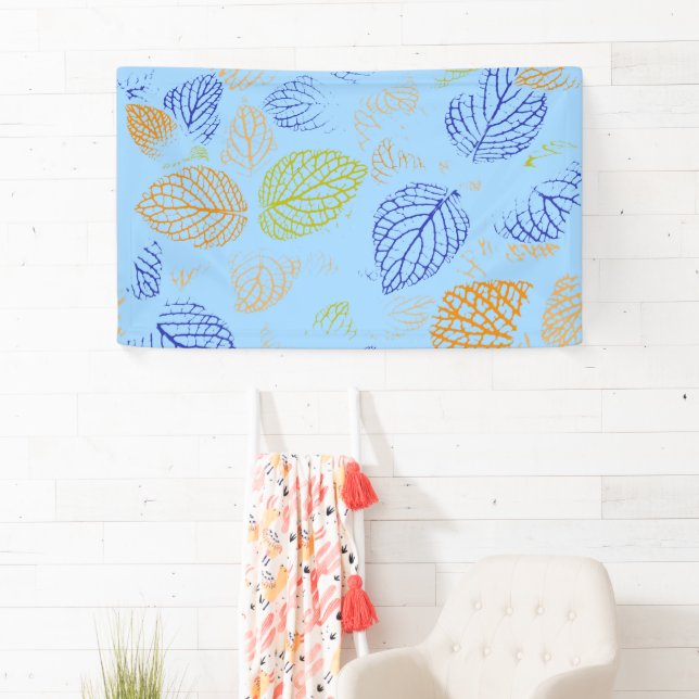 Lona Otoño, Patrón de Hojas 3 (In situ)