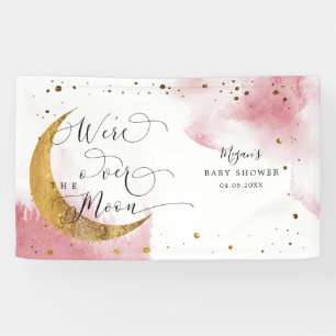 Lona Over the Moon Dreamy Pink Sky Baby Shower