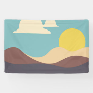 Lona Paisaje natural retro