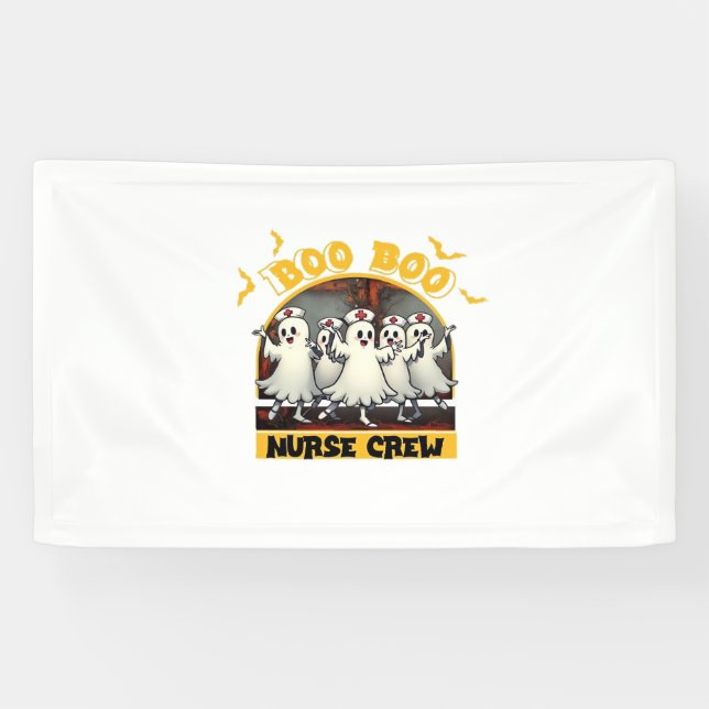 Lona Palabras de la camiseta de la TRIPULACIÓN DE BOO B (Horizontal)