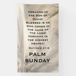 Lona Palm Sunday Scripture with Soft Palm Shadows